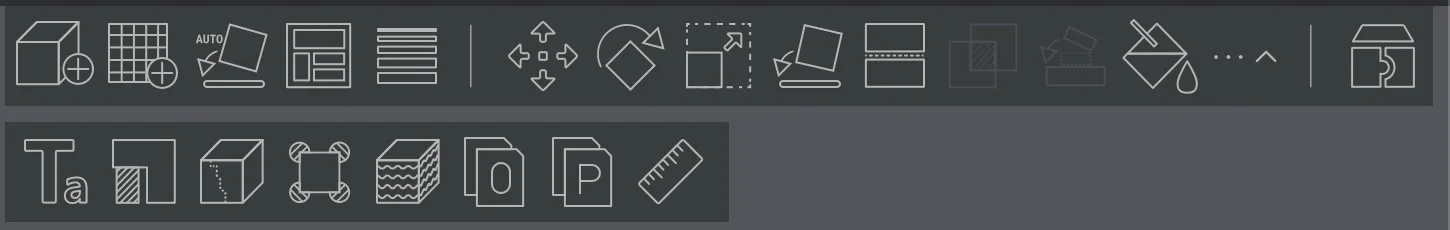 The Bambu Studio Prepare toolbar expanded to show a second row of tools